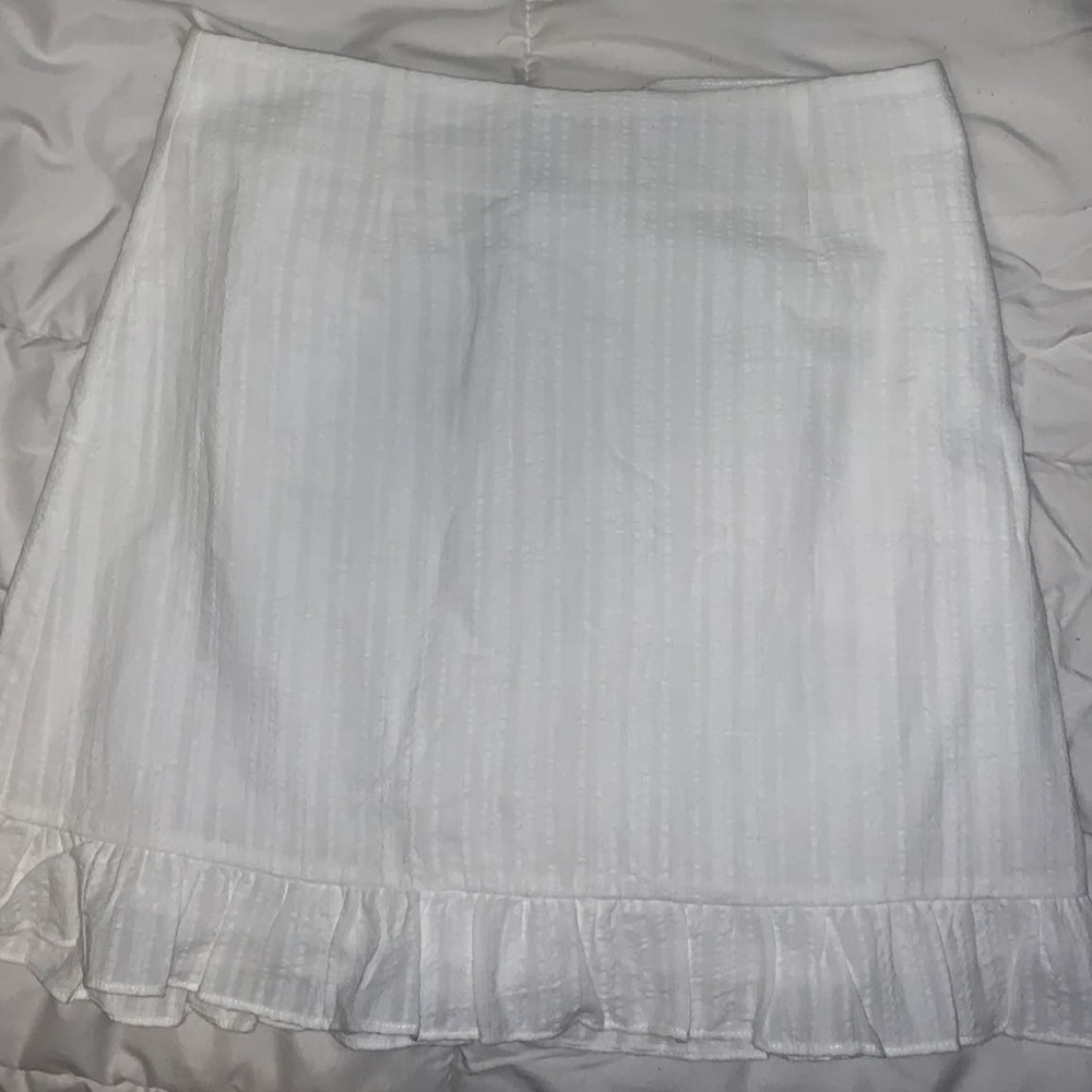 white skirt